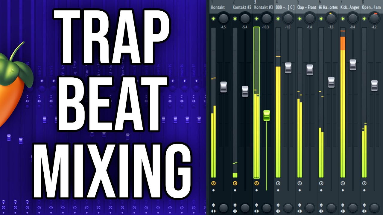 Einfaches TRAP BEAT MIXING auf 2022 Level | FL Studio Tutorial Deutsch / German