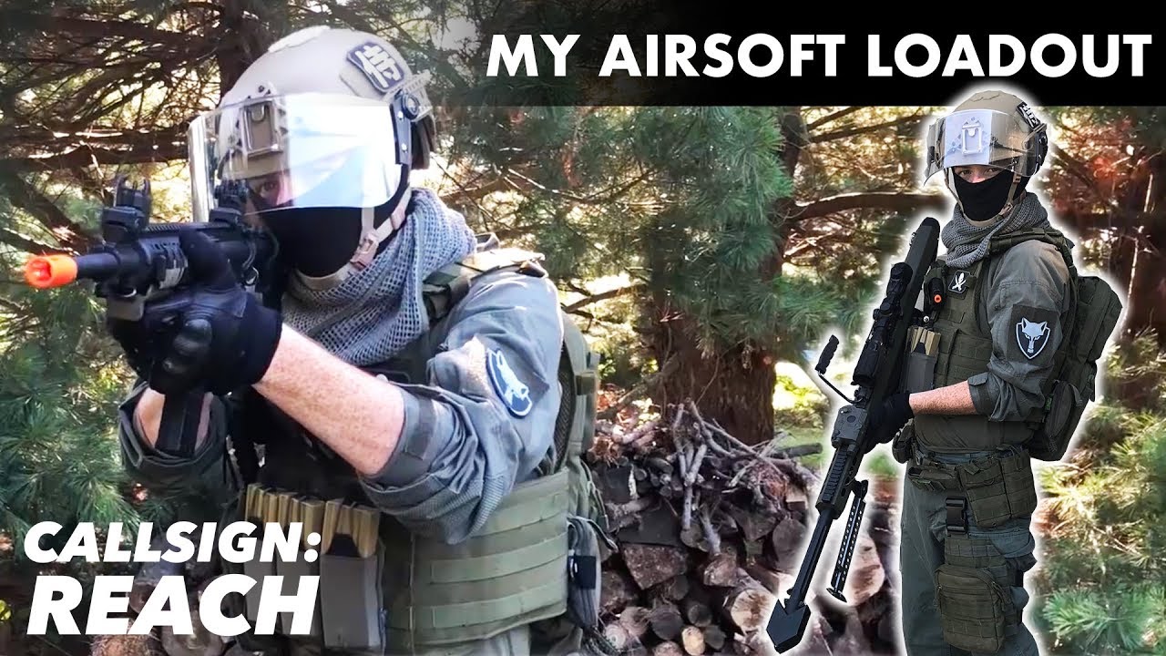 My Airsoft Loadout // How to Dress Like Callsign Reach (ft. Barrett