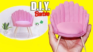 Barbie Miniature Chair DIY Crafts