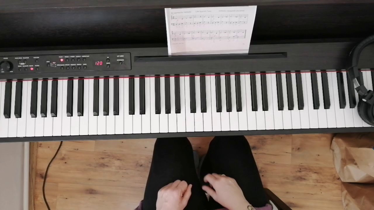 Kvintakordy a jejich obraty C dur