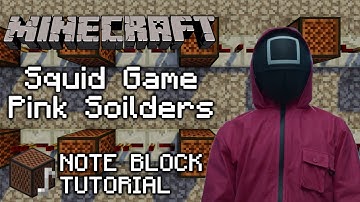 Squid Game - Pink soldiers - Minecraft Note Block Tutorial