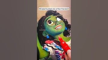 Infected Mirabel ESCAPED!!🤫 #shorts #art #disney #creative