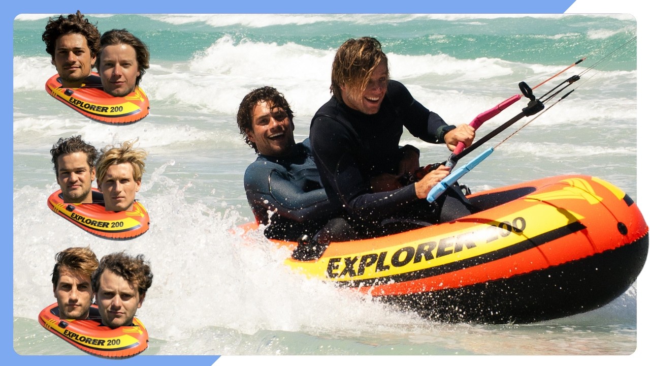 The kitesurfing boat race | Loser gets tased