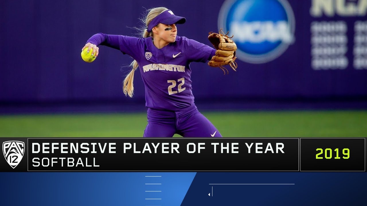 Mona Lisa horario Bastante Washington's Sis Bates repeats as Pac-12 Softball Defensive Player of the  Year - YouTube