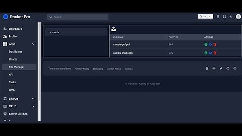 Django File Manager - Styled with Tailwind | Rocket Django PRO