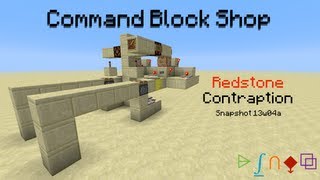 Command Block Shop ~ Redstone {Snapshot 13w04a}