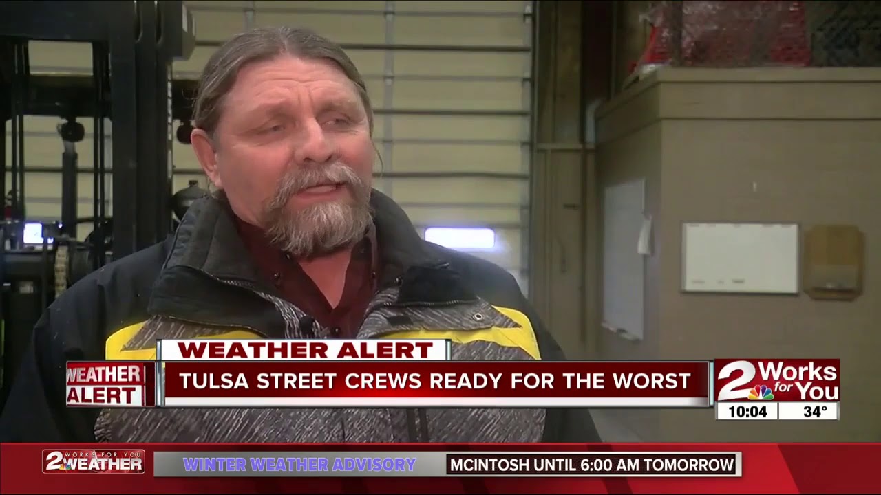 City of Tulsa adds street maintenance crews to prepare for winter weather