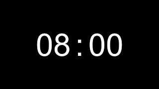 8 MINUTES COUNTDOWN TIMER