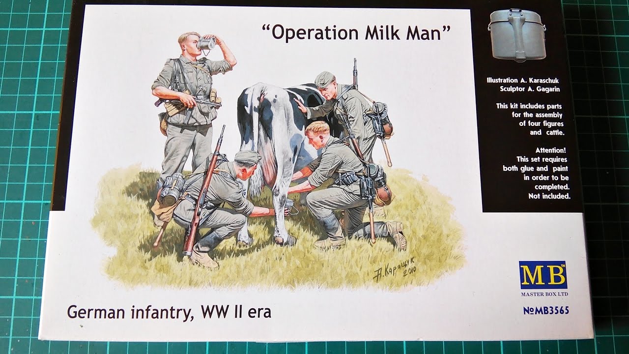 MasterBox 3565 1/35 – Fanteria Tedesca A Riposo, Seconda Guerra Mondiale (Modellismo)