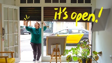 I finally launched my first art online shop 🍋 (+ first orders!)