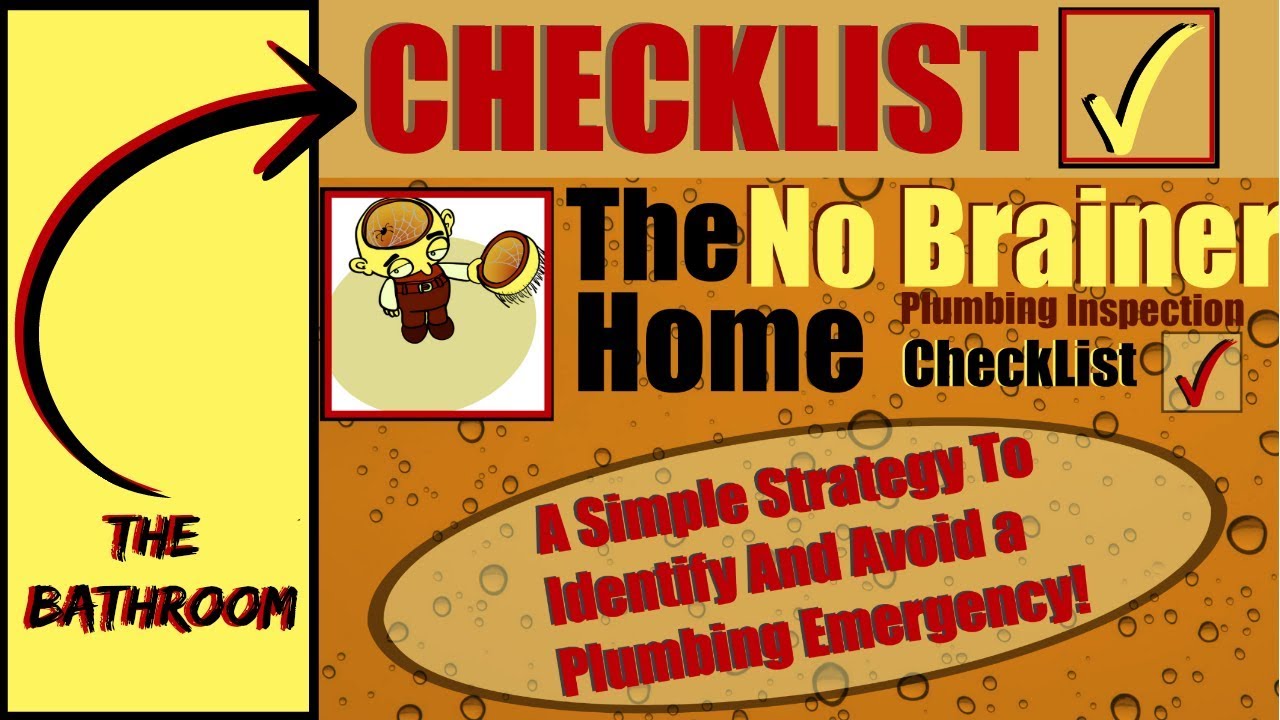 pvc plumbing repair tips Plumbing Inspection Checklist
