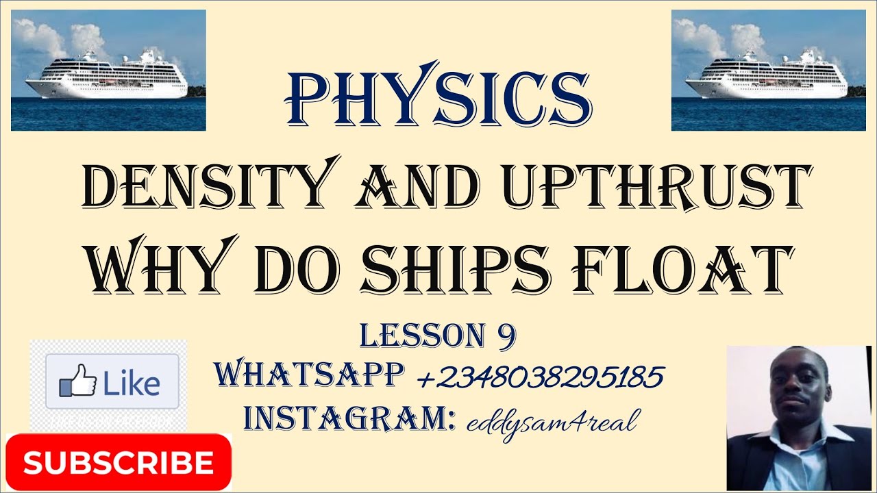 Density Why do Ships made of Iron and Steel Float in Water // Lesson 9