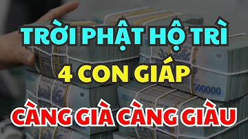 Trời Thương Phật Độ 4 Con Giáp CÓ Căn Phúc Lớn_ Làm Thiện Gặp Lành, Càng Tu Tâm Càng Phát Tài
