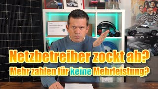 Netzbetreiber stellt ohne Not auf teures Abrechnungsmodell um!