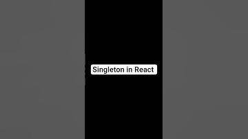 Singleton pattern in REACT #react #typescript