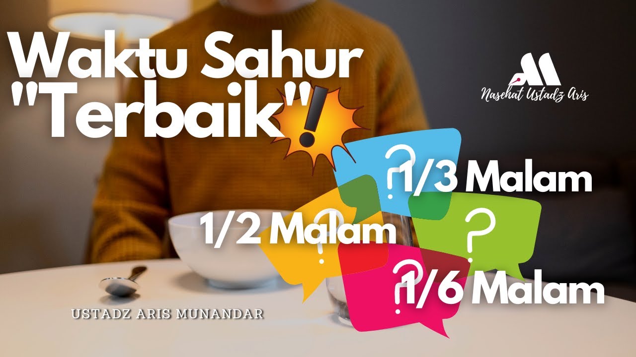 ⁣Waktu Sahur