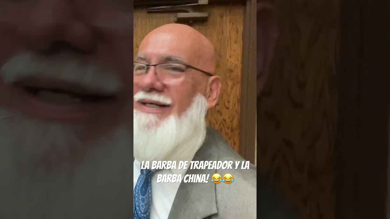 La barba de trapeador o mapeador  y la barba china! 😂😂 
