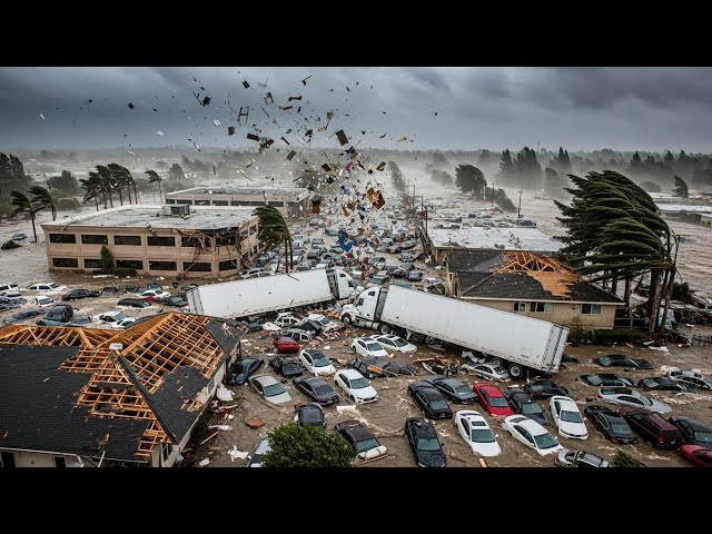 Christmas Chaos in California! Floods Atmospheric River ...