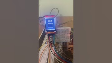 Display of the color recognition system