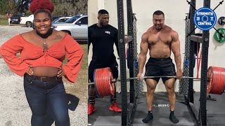 LOTW (February 2020) - Larry Wheels Training 3 Weeks Out, 16 y/o Girl Benches 375 lbs In Competition