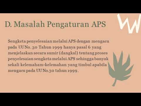 modul 1 : mengenal alternatif penyelesaian sengketa dan arbitrase part 1