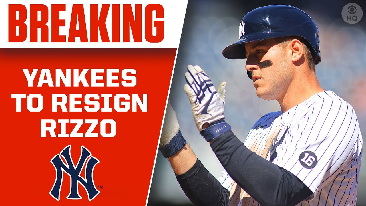 REPORTS: Anthony Rizzo Signs 2-Year, $32M Deal with Yankees