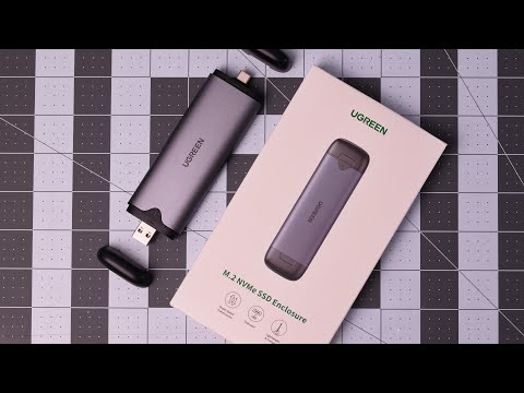 Ugreen M.2 NVME SSD Enclosure with 2 in 1 USB-C and USB-A Ports Overview 