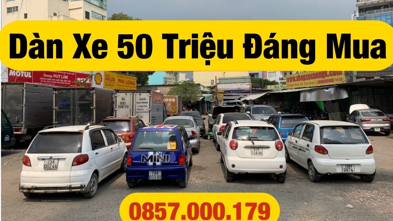 Soi xe ôtô cũ giá dưới 50 triệu đồng tại Việt Nam