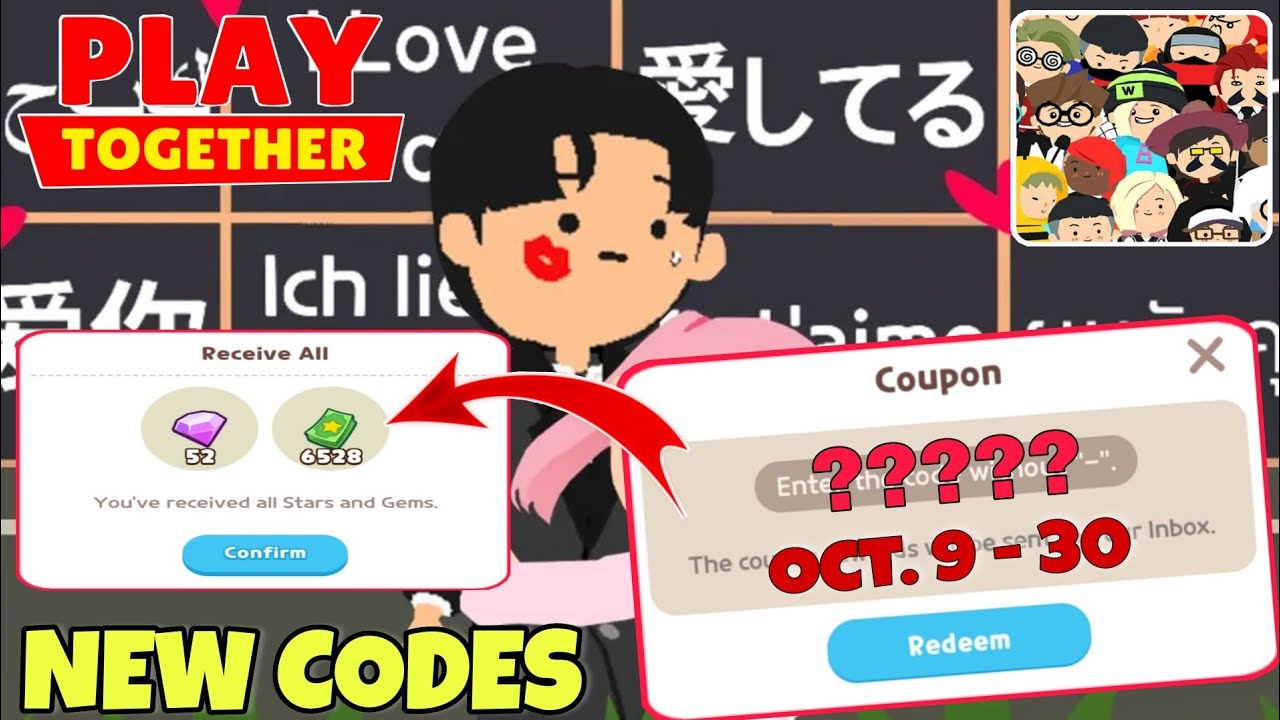 PLAY TOGETHER COUPON CODES OCTOBER 2021 PLAY TOGETHER COUPON CODES