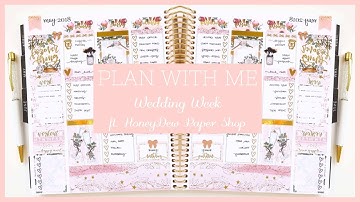 PWM || Vertical || Wedding Week ft. HoneyDew Paper Shop // Plan with Juli