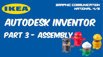 Autodesk Inventor - Intermediate - IKEA Toy Task - Part 3 - Final Assembly