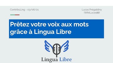 Lingua Libre — #ContribuLing 2021