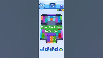 Color Block Jam - Level 197 #colorblockjam #games #colorblocks #gaming #solution