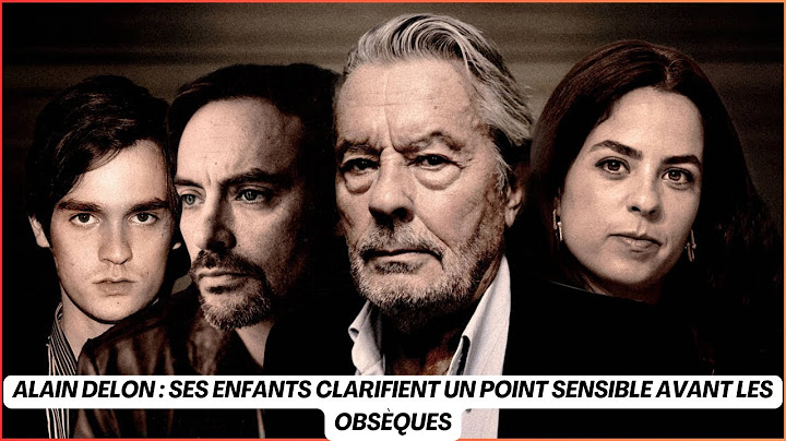 Alain Delon : ses enfants clarifient un point sensible avant les obsèques
