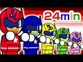 キュウキュウ戦隊スターレンジャー 総集編#1 ブロックおもちゃの冒険バトルゲームアニメ 宇宙のヒーロー達が大暴れ!/さっちゃんねる Sacchan Toy anime.