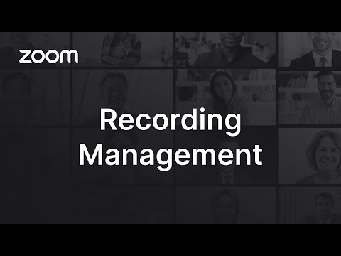 Cloud Recording Management