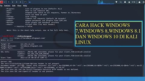 CARA HACK WINDOWS 7, WINDOWS 8 ,WINDOWS 8.1 DAN WINDOWS 10 DI KALI LINUX DENGAN METASPLOIT FRAMEWORK