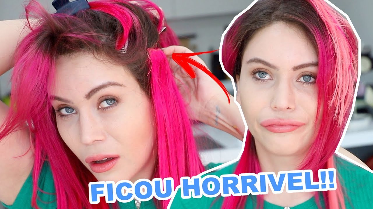 PINTANDO O CABELO DE ROSA E COLOCANDO EXTENSÕES DA CHINA mandy candy cirurgia