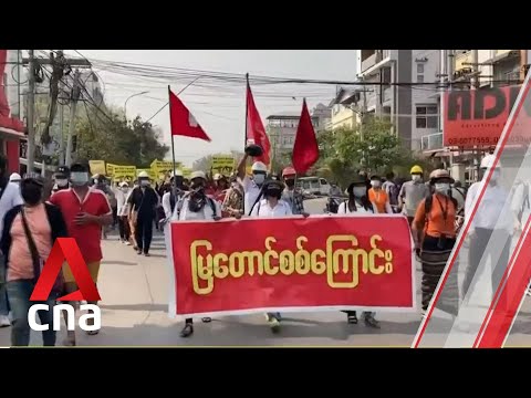 Myanmar's military imposes martial law in more areas as protests continue