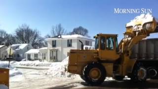 Snow removal in Mt. Pleasant.
