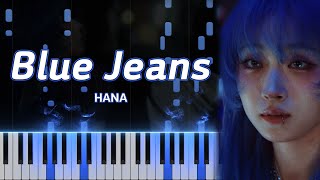 HANA - Blue Jeans | Pianocover | Sheet Music