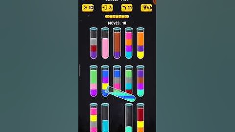 Colour water sort 3D Level 1109