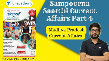 सारथी Annual Current Affairs Marathon Part 4 | MPPSC Pre 2022 | Pavan Sir | Unacademy