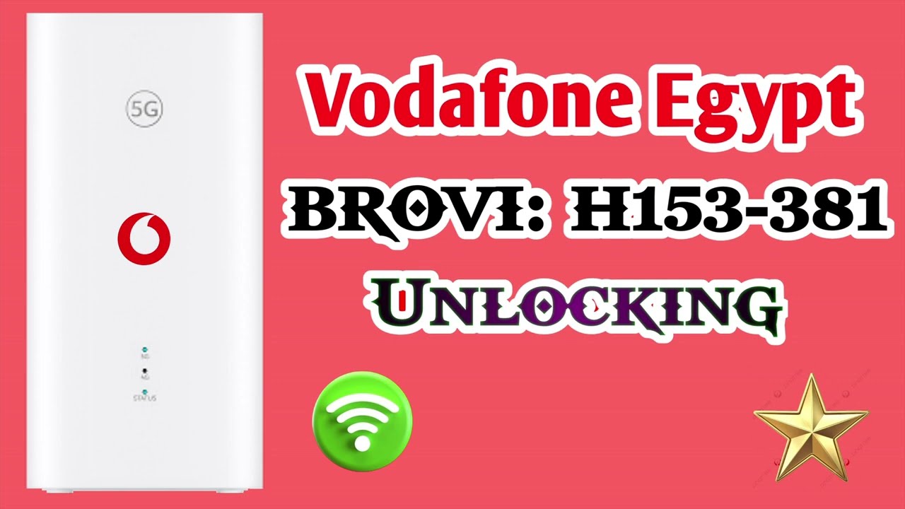 How to Unlock BROVI CPE Pro 5 (H153-381) | Egypt Vodafone Huawei Brovi 5G H153-381 Unlock