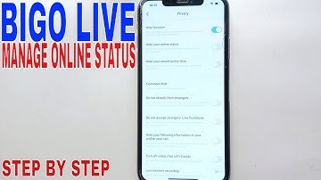 ✅  How To Manage Online Status On Bigo Live 🔴