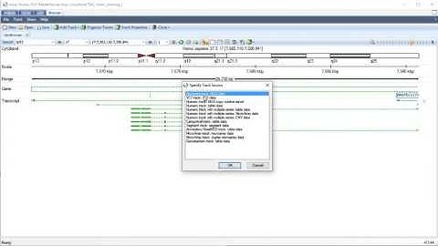 Genome Browser - Load BAM coverage tracks from Array Studio Analysis