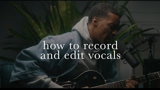 how to record and edit quality NATURAL sounding vocals at home