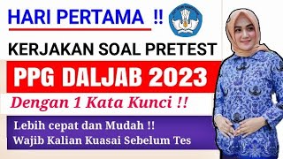 🔴Bahas soal Pretest PPG Daljab 2023 Yang Sering Keluar Lebih cepat dan mudah