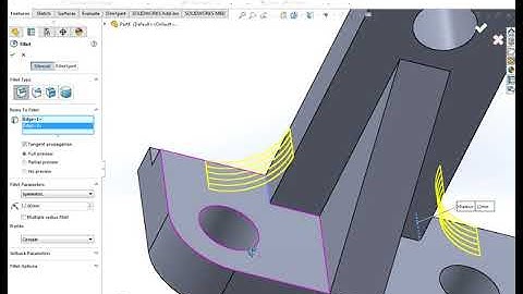 SOLIDWORKS BASIC - PART DESIGN & ASSEMBLY DRAWING OF BELT ROLLER SUPPORT - BRACKET (3 of 7)