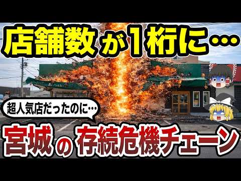 【絶滅寸前】宮城県発の消滅危機チェーン10選 店舗数が激減した本当の理由とは？【日本地理】【ゆっくり解説】のサムネイル